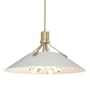 Hubbardton Forge Henry 4 Light 24" Wide Pendant Modern Brass