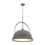 Hubbardton Forge Atlas 22" Wide Pendant Bronze / Black