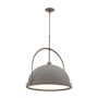Hubbardton Forge Atlas 22" Wide Pendant Bronze / Natural Iron
