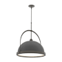 Hubbardton Forge Atlas 22" Wide Pendant Dark Smoke / Black