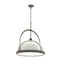 Hubbardton Forge Atlas 22" Wide Pendant Dark Smoke