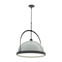 Hubbardton Forge Atlas 22" Wide Pendant Black / Vintage Platinum
