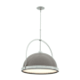 Hubbardton Forge Atlas 22" Wide Pendant Vintage Platinum / Dark Smoke