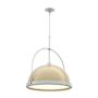 Hubbardton Forge Atlas 22" Wide Pendant Vintage Platinum / Soft Gold