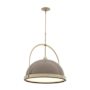 Hubbardton Forge Atlas 22" Wide Pendant Soft Gold / Bronze