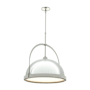 Hubbardton Forge Atlas 22" Wide Pendant Sterling / Vintage Platinum