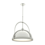 Hubbardton Forge Atlas 22" Wide Pendant Sterling / Sterling
