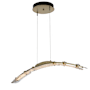 Hubbardton Forge Glissade 44" Wide Suspension Linear Pendant Modern Brass