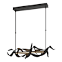 Hubbardton Forge Folio 38" Wide Linear Pendant Black