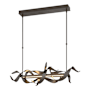 Hubbardton Forge Folio 38" Wide Linear Pendant Oil Rubbed Bronze