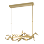 Hubbardton Forge Folio 38" Wide Linear Pendant Modern Brass