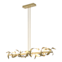 Hubbardton Forge Folio 64" Wide Linear Pendant Modern Brass