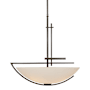 Hubbardton Forge Ondrian 3 Light 26" Wide Pendant Dark Smoke / Sand