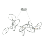 Hubbardton Forge Celesse 6 Light 60" Wide Suspension Linear Pendant Vintage Platinum / Vintage Platinum