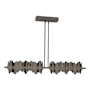 Hubbardton Forge Hildene 52" Wide Linear Pendant Oil Rubbed Bronze / Oil Rubbed Bronze