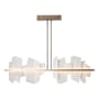 Hubbardton Forge Volterra 52" Wide LED Pendant Soft Gold / Alabaster
