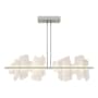 Hubbardton Forge Volterra 52" Wide LED Pendant Sterling / Alabaster