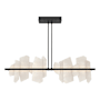Hubbardton Forge Volterra 52" Wide LED Pendant Ink / Alabaster