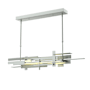 Hubbardton Forge Planar 42" Wide Linear Pendant Vintage Platinum