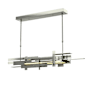 Hubbardton Forge Planar 42" Wide Linear Pendant Sterling