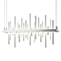 Hubbardton Forge Cityscape 26" Wide Suspension Linear Pendant Vintage Platinum / Vintage Platinum