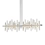Hubbardton Forge Cityscape 52" Wide Linear Pendant Vintage Platinum / Soft Gold