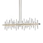 Hubbardton Forge Cityscape 52" Wide Linear Pendant Soft Gold / Vintage Platinum