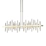 Hubbardton Forge Cityscape 52" Wide Linear Pendant Modern Brass / Soft Gold