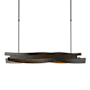 Hubbardton Forge Landscape 37" Wide Linear Pendant Oil Rubbed Bronze