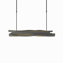 Hubbardton Forge Landscape 37" Wide Linear Pendant Natural Iron
