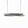 Hubbardton Forge Landscape 37" Wide Linear Pendant Vintage Platinum