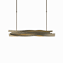 Hubbardton Forge Landscape 37" Wide Linear Pendant Soft Gold