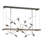 Hubbardton Forge Four Seasons 53" Wide LED Linear Pendant Natural Iron
