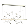 Hubbardton Forge Four Seasons 53" Wide LED Linear Pendant Sterling