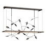 Hubbardton Forge Four Seasons 53" Wide LED Linear Pendant Oil Rubbed Bronze