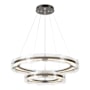 Hubbardton Forge Solstice 37" Wide Multi Light Pendant Oil Rubbed Bronze / Clear