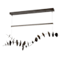 Hubbardton Forge Lily 41" Wide LED Linear Chandelier Oil Rubbed Bronze / Oil Rubbed Bronze