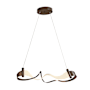 Hubbardton Forge Zephyr 39" Wide LED Abstract Chandelier Bronze