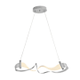 Hubbardton Forge Zephyr 39" Wide LED Abstract Chandelier Vintage Platinum