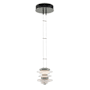 Hubbardton Forge Cairn 6" Wide LED Abstract Mini Pendant Sterling