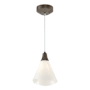 Hubbardton Forge Mobius 8" Wide Mini Pendant Bronze
