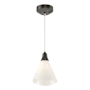 Hubbardton Forge Mobius 8" Wide Mini Pendant Oil Rubbed Bronze