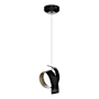 Hubbardton Forge Riza 10" Wide Mini Pendant Black