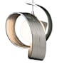 Hubbardton Forge Riza 10" Wide Mini Pendant Sterling / Opal