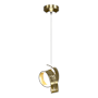 Hubbardton Forge Riza 10" Wide Mini Pendant Modern Brass
