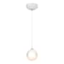 Hubbardton Forge Fritz 6" Wide Mini Pendant White