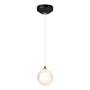 Hubbardton Forge Fritz 6" Wide Mini Pendant Black