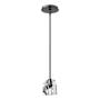 Hubbardton Forge Gatsby 5" Wide Crystal Mini Pendant Ink
