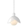 Hubbardton Forge Brooklyn 10" Wide Mini Pendant White