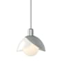 Hubbardton Forge Brooklyn 10" Wide Mini Pendant Vintage Platinum